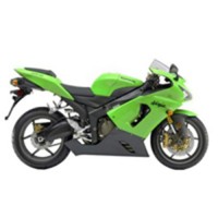 05-06 Kawasaki Ninja ZX6R Verkleidung