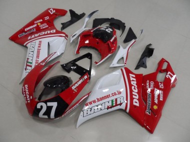 Banner 27 07-14 Ducati 848 1098 1198 Motorrad Verkleidung