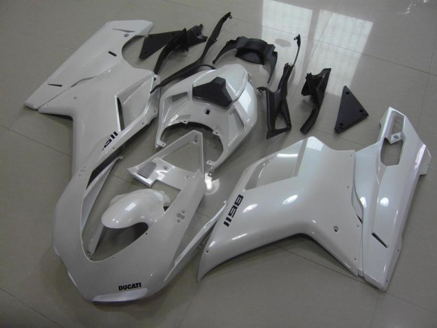 Birnenweiß schwarze Aufkleber 07-14 Ducati 848 1098 1198 Motorrad Verkleidung Birnenweiß schwarze Aufkleber 07-14 Ducati 848 1098 1198 Motorrad Verkleidung