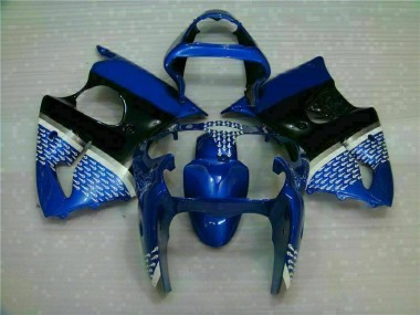 Blau 00-02 Kawasaki ZX6R Motorrad Vollverkleidung