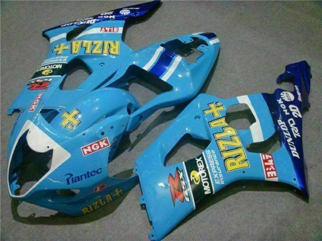 Blau 03-04 Suzuki GSXR 1000 Motorrad Verkleidung Blau 03-04 Suzuki GSXR 1000 Motorrad Verkleidung
