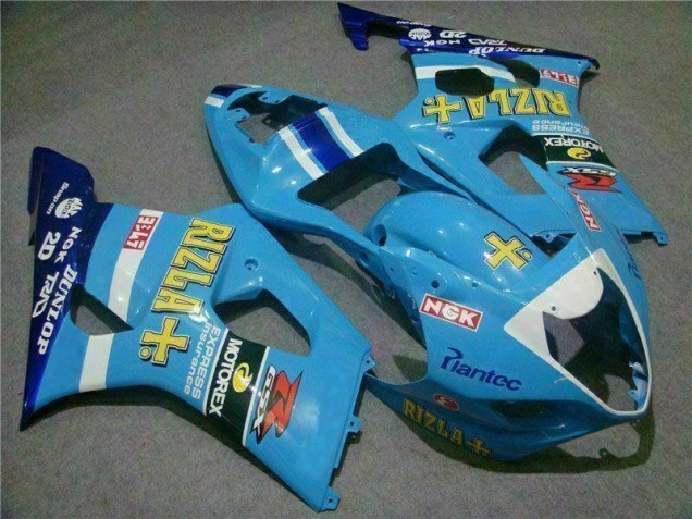 Blau 03-04 Suzuki GSXR 1000 Motorrad Verkleidung Blau 03-04 Suzuki GSXR 1000 Motorrad Verkleidung