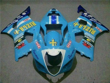 Blau 03-04 Suzuki GSXR 1000 Motorrad Verkleidung