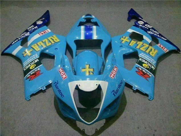 Blau 03-04 Suzuki GSXR 1000 Motorrad Verkleidung Blau 03-04 Suzuki GSXR 1000 Motorrad Verkleidung