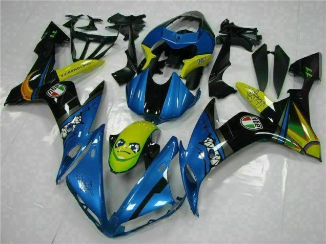 Blau 04-06 Yamaha YZF R1 Motorrad Vollverkleidung Blau 04-06 Yamaha YZF R1 Motorrad Vollverkleidung