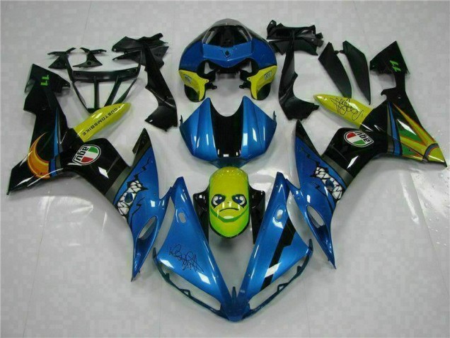 Blau 04-06 Yamaha YZF R1 Motorrad Vollverkleidung Blau 04-06 Yamaha YZF R1 Motorrad Vollverkleidung
