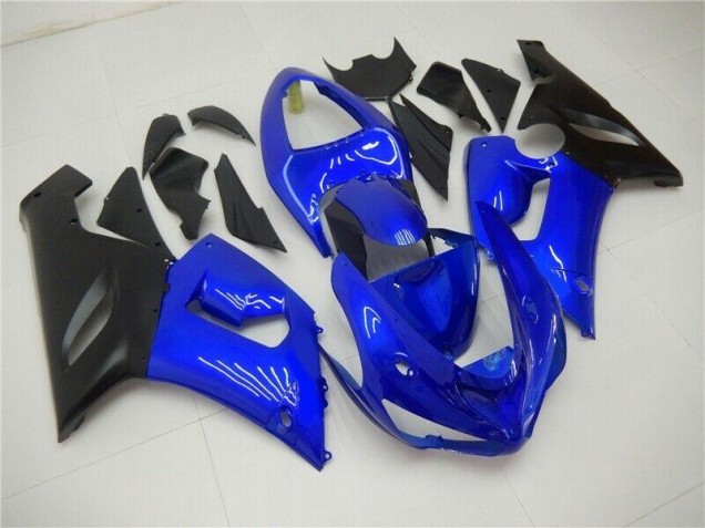 Blau 05-06 Kawasaki ZX6R Motorrad Verkleidung Blau 05-06 Kawasaki ZX6R Motorrad Verkleidung