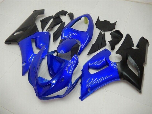 Blau 05-06 Kawasaki ZX6R Motorrad Verkleidung Blau 05-06 Kawasaki ZX6R Motorrad Verkleidung