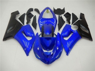 Blau 05-06 Kawasaki ZX6R Motorrad Verkleidung