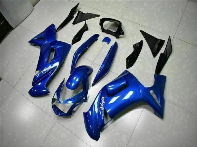Blau 06-08 Kawasaki EX650 Motorrad Verkleidung Blau 06-08 Kawasaki EX650 Motorrad Verkleidung