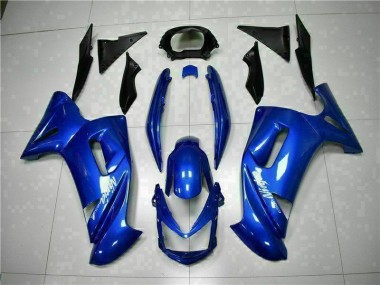 Blau 06-08 Kawasaki EX650 Motorrad Verkleidung