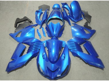 Blau 06-11 Kawasaki ZX14R ZZR1400 Motorrad Verkleidung