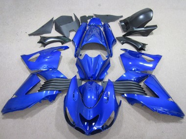 Blau 06-11 Kawasaki ZX14R ZZR1400 Motorrad Verkleidungen
