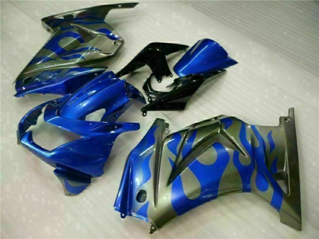 Blau 08-12 Kawasaki EX250 Motorrad Verkleidung Blau 08-12 Kawasaki EX250 Motorrad Verkleidung