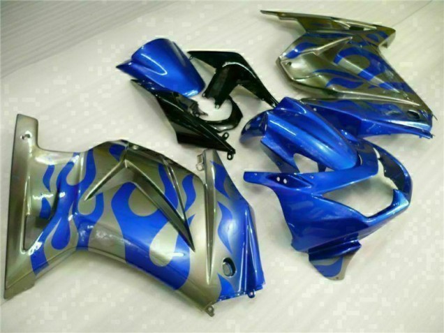 Blau 08-12 Kawasaki EX250 Motorrad Verkleidung Blau 08-12 Kawasaki EX250 Motorrad Verkleidung