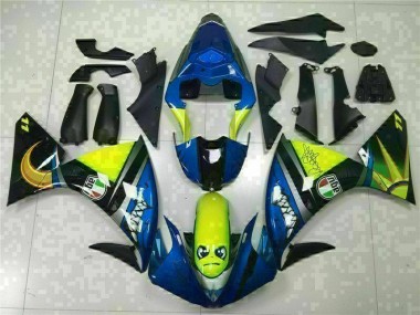 Blau 09-11 Yamaha YZF R1 Motorrad Verkleidung