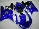 Blau 98-02 Yamaha YZF R6 Motorrad Verkleidungen Blau 98-02 Yamaha YZF R6 Motorrad Verkleidungen