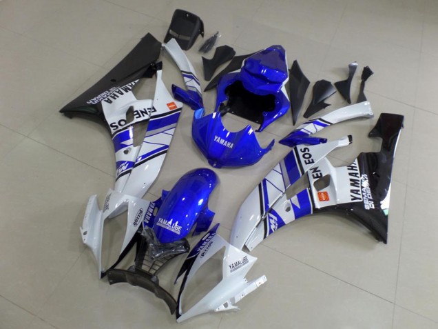 Blau Blau Weiß ENEOS 06-07 Yamaha YZF R6 Motorrad Verkleidung Blau Blau Weiß ENEOS 06-07 Yamaha YZF R6 Motorrad Verkleidung