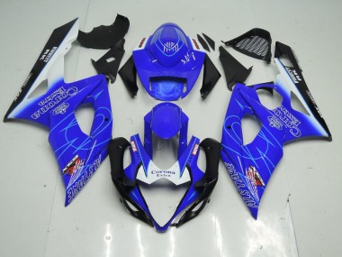 Blau Corona 05-06 Suzuki GSXR 1000 Motorrad Verkleidung