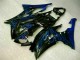 Blau Flamme Schwarz 08-16 Yamaha YZF R6 Motorrad Verkleidung Blau Flamme Schwarz 08-16 Yamaha YZF R6 Motorrad Verkleidung