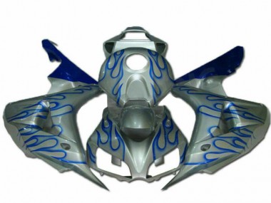 Blau Flamme Silber 06-07 Honda CBR1000RR Motorrad Verkleidung