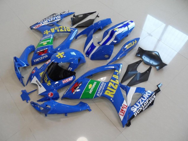 Blau Gelb Rizla 06-07 Suzuki GSXR 750 Motorrad Verkleidung Blau Gelb Rizla 06-07 Suzuki GSXR 750 Motorrad Verkleidung