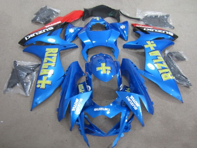 Blau Gelb Rizla 11-21 Suzuki GSXR 600 Motorrad Verkleidung Blau Gelb Rizla 11-21 Suzuki GSXR 600 Motorrad Verkleidung