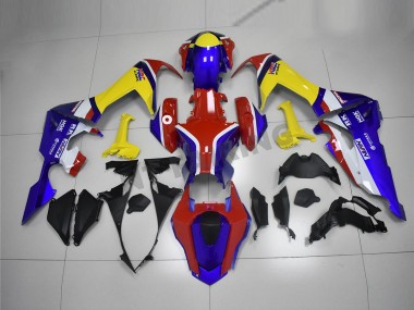 Blau Gelb Rot 17-20 Honda CBR1000RR Motorrad Verkleidung