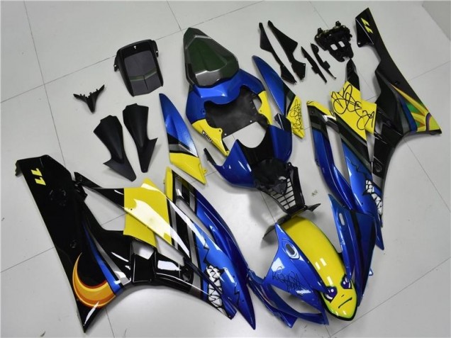 Blau Hai 06-07 Yamaha YZF R6 Motorrad Verkleidung Blau Hai 06-07 Yamaha YZF R6 Motorrad Verkleidung