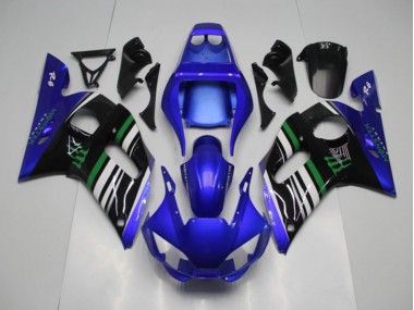 Blau Monster 98-02 Yamaha YZF R6 Motorrad Verkleidung