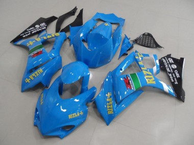 Blau Rizla Rennen 07-08 Suzuki GSXR 1000 Motorrad Verkleidung
