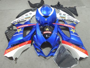 Blau Rockstar 07-08 Suzuki GSXR 1000 Motorrad Verkleidung
