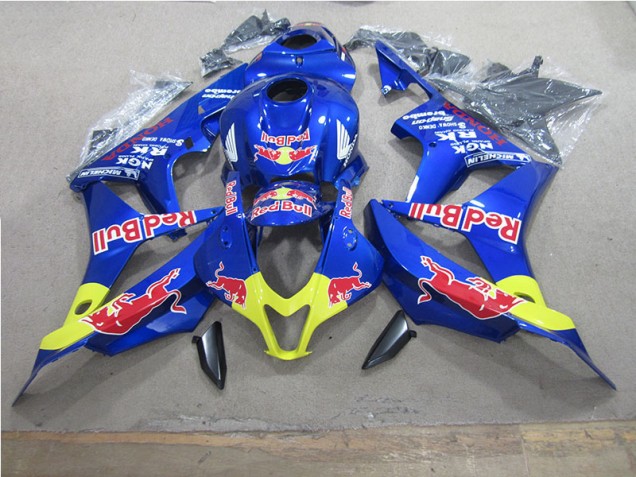 Blau Rot Bull 07-08 Honda CBR600RR Motorrad Verkleidung Blau Rot Bull 07-08 Honda CBR600RR Motorrad Verkleidung