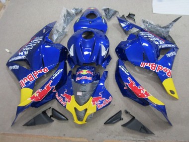 Blau Rot Bull 09-12 Honda CBR600RR Motorrad Verkleidungen