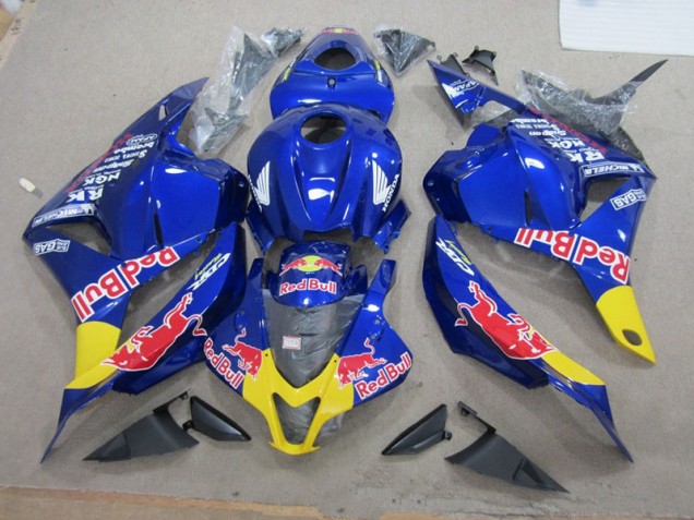 Blau Rot Bull 09-12 Honda CBR600RR Motorrad Verkleidungen Blau Rot Bull 09-12 Honda CBR600RR Motorrad Verkleidungen