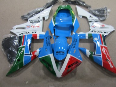 Blau Rot Grün Motul 04-05 Honda CBR1000RR Motorrad Verkleidungen