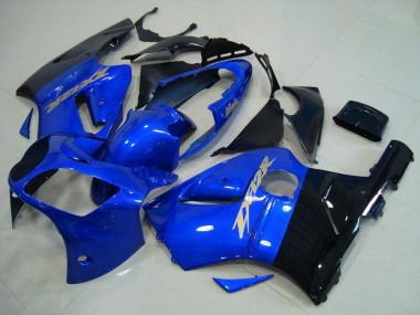 Blau Schwarz 00-01 Kawasaki ZX12R Motorrad Verkleidung