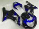 Blau Schwarz 00-02 Suzuki GSXR 1000 Motorrad Verkleidung Blau Schwarz 00-02 Suzuki GSXR 1000 Motorrad Verkleidung