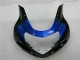 Blau Schwarz 01-03 Suzuki GSXR 600/750 Motorrad Verkleidung Blau Schwarz 01-03 Suzuki GSXR 600/750 Motorrad Verkleidung