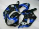 Blau Schwarz 01-03 Suzuki GSXR 600/750 Motorrad Verkleidungen Blau Schwarz 01-03 Suzuki GSXR 600/750 Motorrad Verkleidungen
