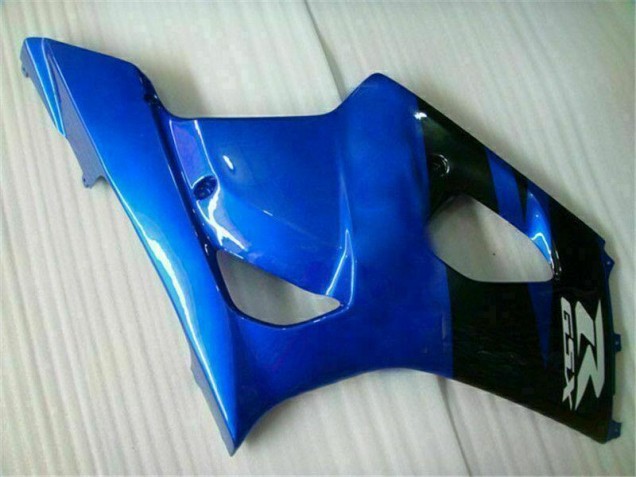 Blau Schwarz 03-04 Suzuki GSXR 1000 Motorrad Verkleidung Blau Schwarz 03-04 Suzuki GSXR 1000 Motorrad Verkleidung
