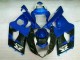 Blau Schwarz 03-04 Suzuki GSXR 1000 Motorrad Verkleidung Blau Schwarz 03-04 Suzuki GSXR 1000 Motorrad Verkleidung