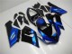 Blau Schwarz 05-06 Kawasaki ZX6R Motorrad Verkleidung Blau Schwarz 05-06 Kawasaki ZX6R Motorrad Verkleidung