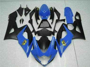 Blau Schwarz 05-06 Suzuki GSXR 1000 Motorrad Verkleidung Komplett Sets