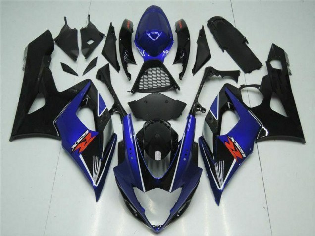 Blau Schwarz 05-06 Suzuki GSXR 1000 Motorrad Verkleidung Blau Schwarz 05-06 Suzuki GSXR 1000 Motorrad Verkleidung