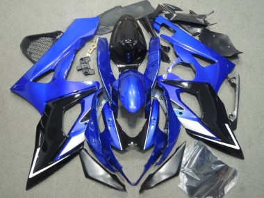 Blau Schwarz 05-06 Suzuki GSXR 1000 Motorrad Vollverkleidung