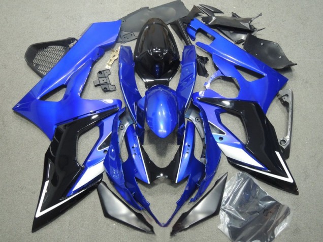 Blau Schwarz 05-06 Suzuki GSXR 1000 Motorrad Vollverkleidung Blau Schwarz 05-06 Suzuki GSXR 1000 Motorrad Vollverkleidung