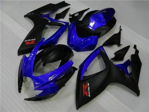 Blau Schwarz 06-07 Suzuki GSXR 600/750 Motorrad Verkleidung