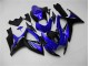 Blau Schwarz 06-07 Suzuki GSXR 600/750 Motorrad Verkleidung & Plastik Blau Schwarz 06-07 Suzuki GSXR 600/750 Motorrad Verkleidung & Plastik
