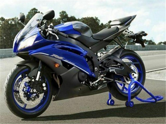 Blau Schwarz 06-07 Yamaha YZF R6 Motor Verkleidung Blau Schwarz 06-07 Yamaha YZF R6 Motor Verkleidung